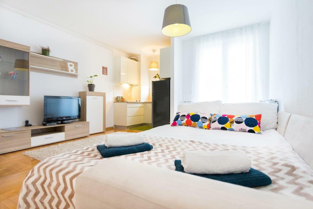 Cute And Sunny Studio In Zagreb With Balcony & Free Parking Luaran gambar